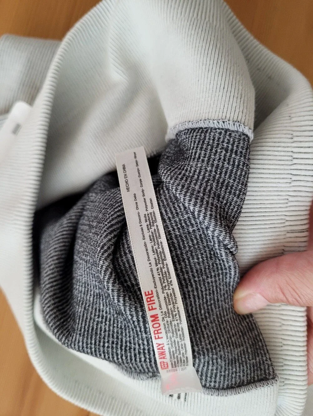 New With Tag Free People Movement Light Gray Seam-Detail Ribbed Leggings Medium
